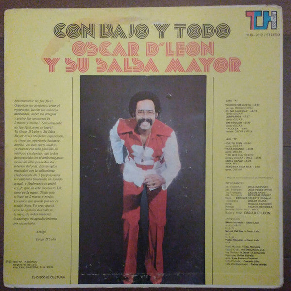 Con bajo y Todo Y su Salsa Mayor