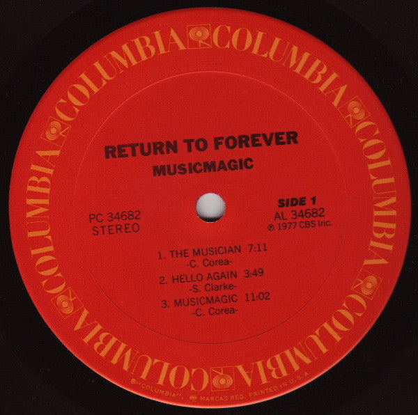 Return to Forever - MusicMagic (Sin caja)