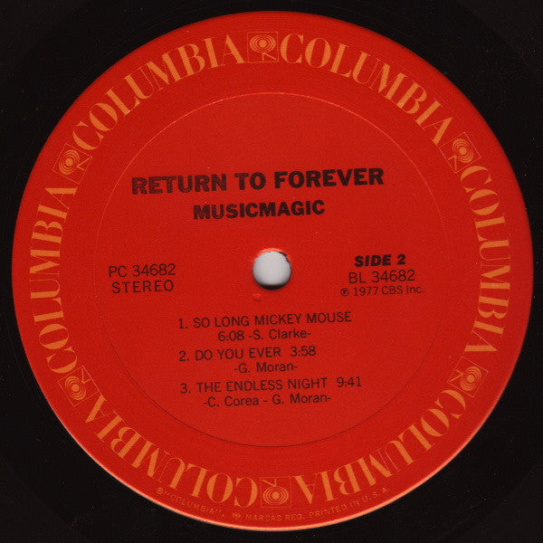 Return to Forever - MusicMagic (Sin caja)