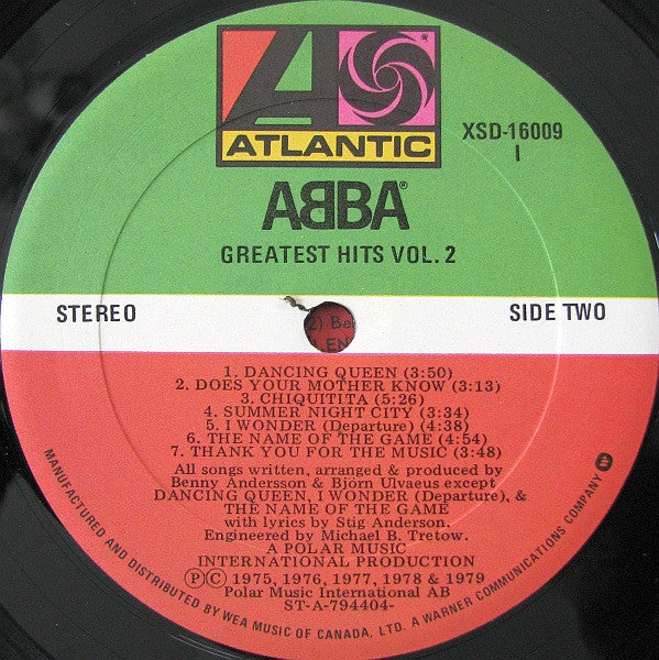 ABBA Greates Hits Vol 2