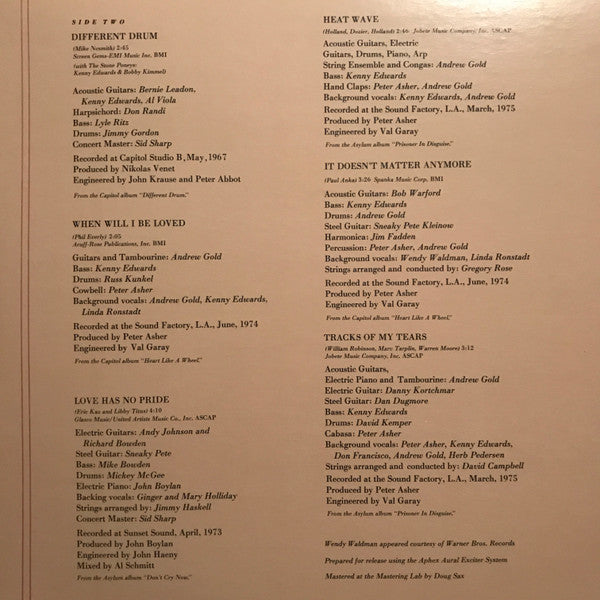 Linda Ronstadt Greatest Hits