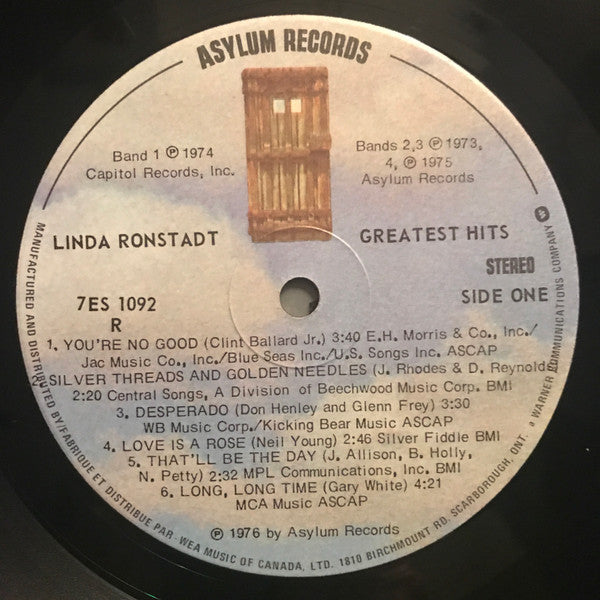 Linda Ronstadt Greatest Hits