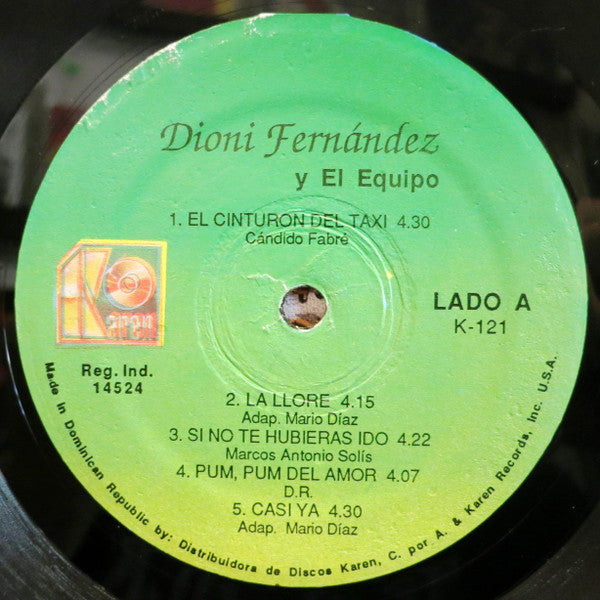 Dioni Fernandez y el Equipo