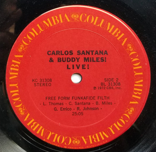 Carlos Santana & Buddy Miles! Live!