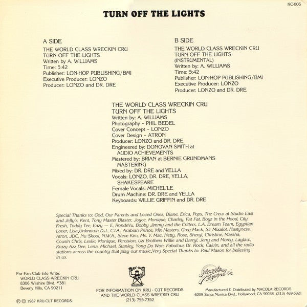 Turn Off The Lights