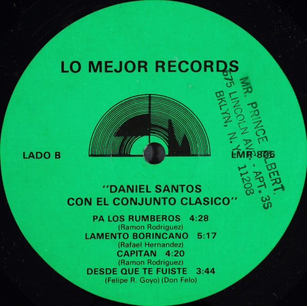 Daniel Santos con el Conjunto Clasico