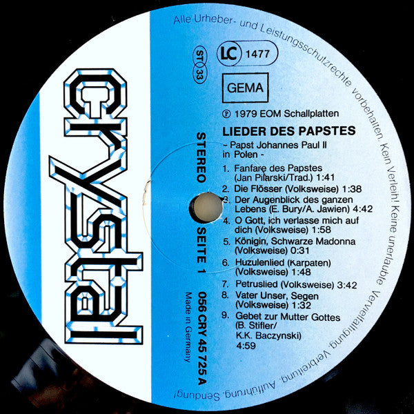 Lieder Des Papstes