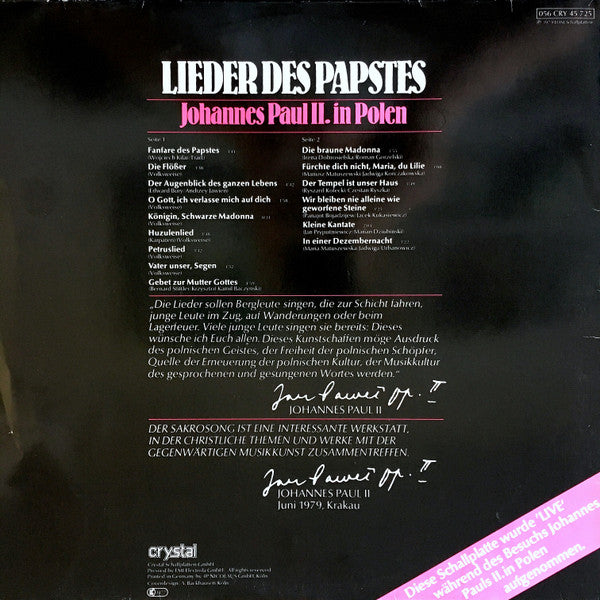 Lieder Des Papstes