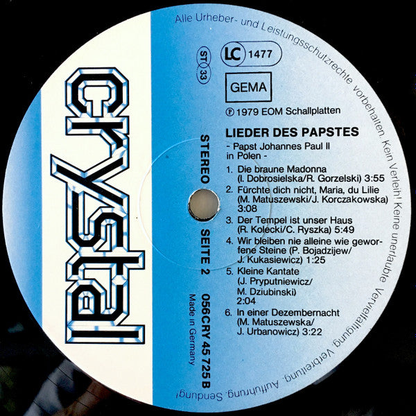 Lieder Des Papstes