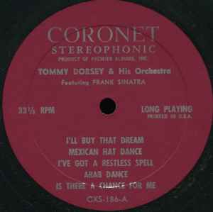 Tommy Dorsey And His Orchestra Featuring Frank Sinatra