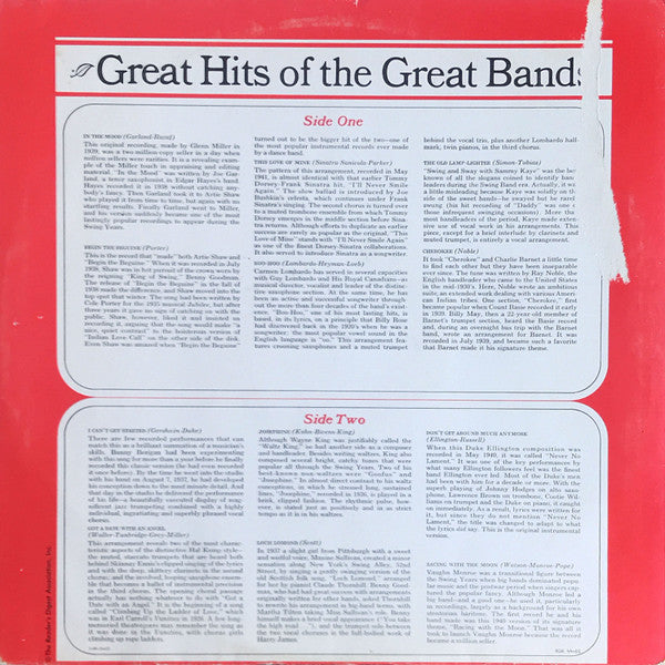 Great Hits Of The Great Bands (12 All-Time Favorites)