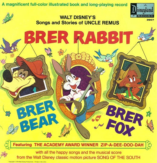 Walt Disney's Songs And Stories Of Uncle Remus