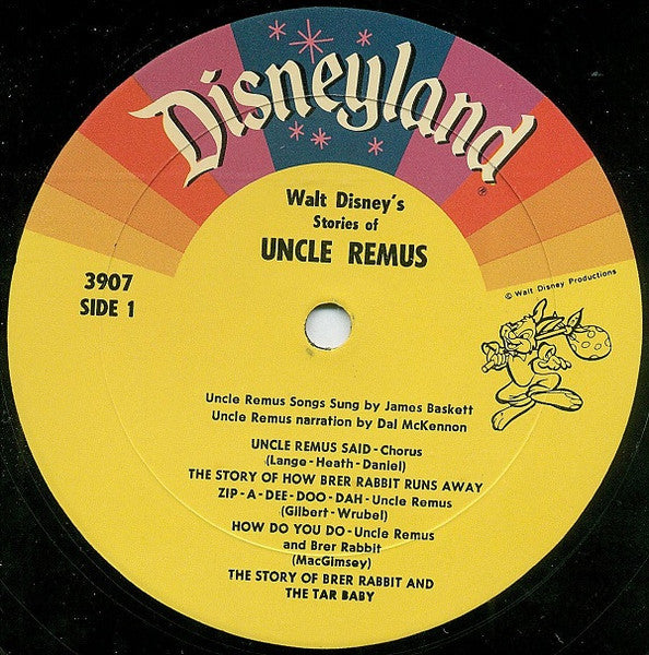 Walt Disney's Songs And Stories Of Uncle Remus
