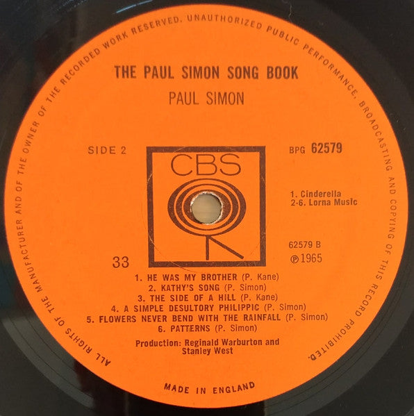 The Paul Simon song book