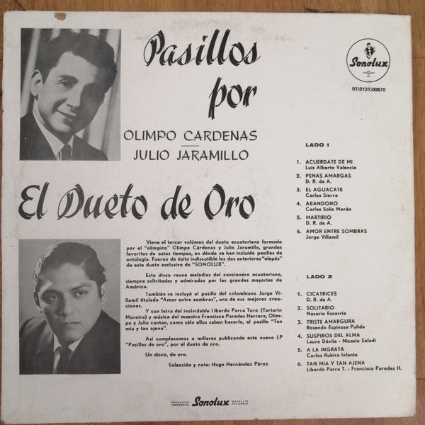 Pasillos por el dueto de oro