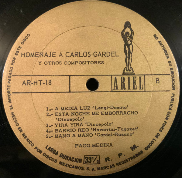 Homenaje A Carlos Gardel Y Otros Compositores