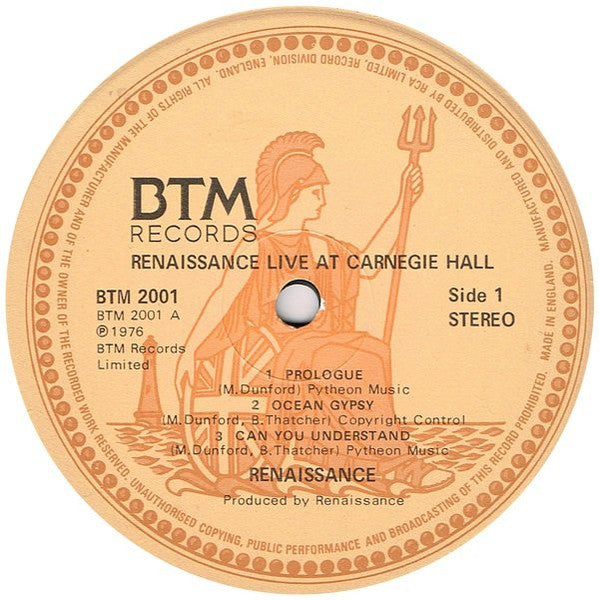 Renaissance Live At Carnegie Hall