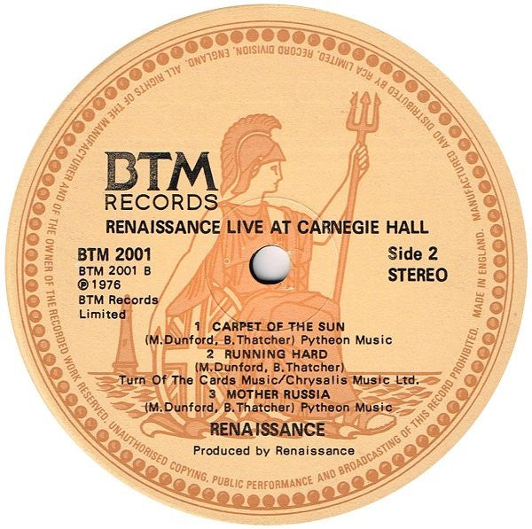 Renaissance Live At Carnegie Hall