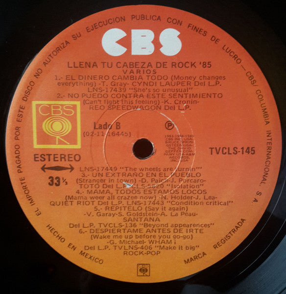Llena tu cabeza dr Rock 85