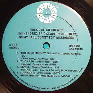 Rock Guitar Greats