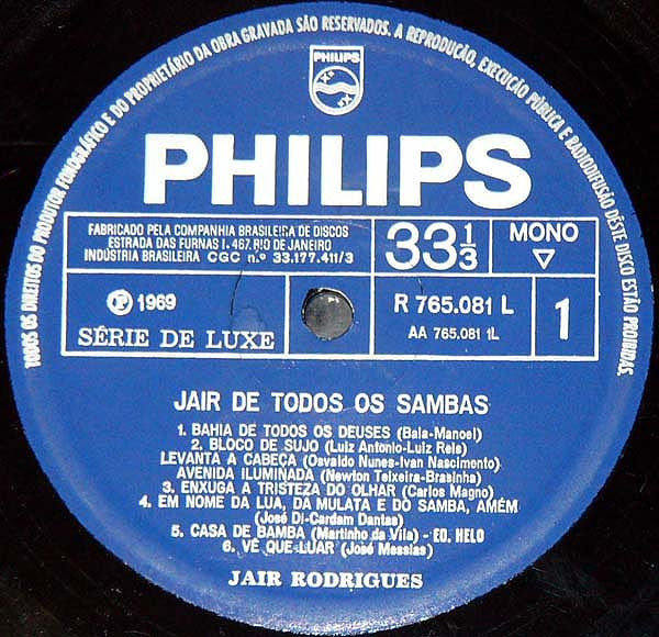Jair De Todos Os Sambas