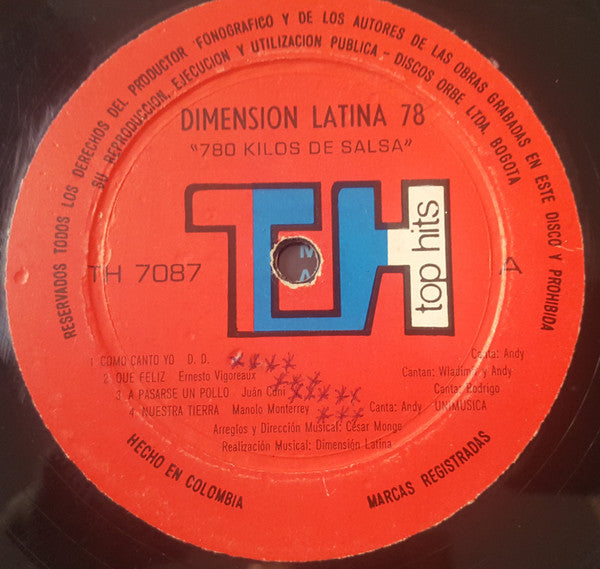 780 kilos de salsa