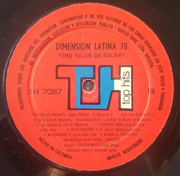 780 kilos de salsa