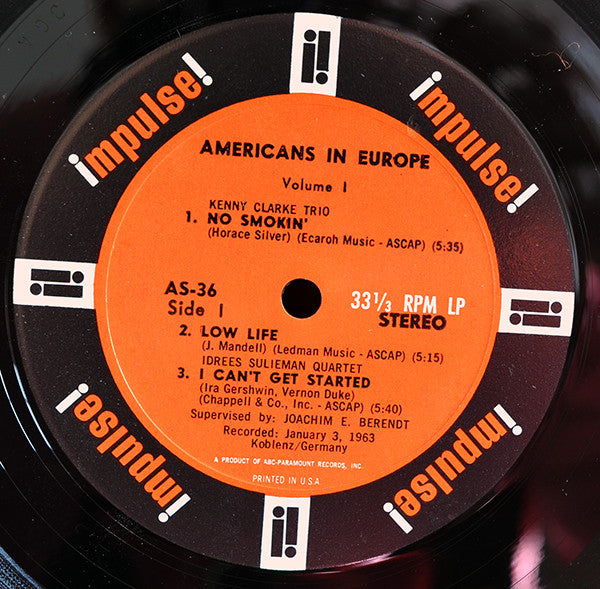 Americans In Europe Vol. 1