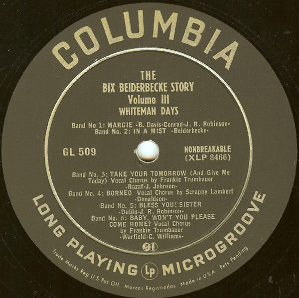 The Bix Beiderbecke Story Vol. 3 - Whiteman Days