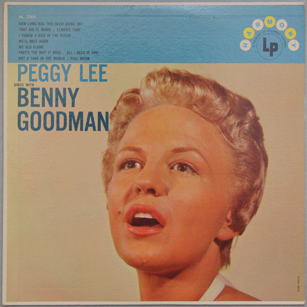 Peggy Lee sings with Benny Goodman