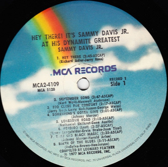 Hey There! It's Sammy Davis Jr. At His Dynamite Greatest