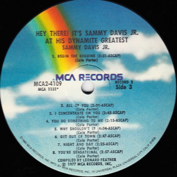 Hey There! It's Sammy Davis Jr. At His Dynamite Greatest