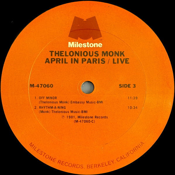 April in Paris / Live