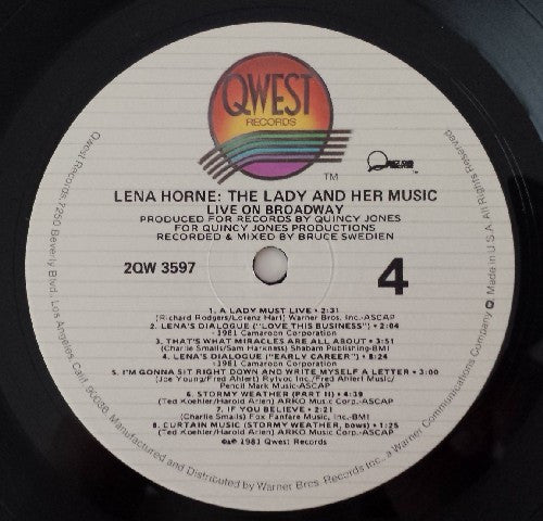 The lady and her Music