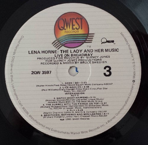 The lady and her Music