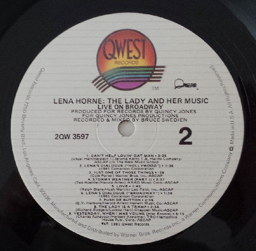 The lady and her Music