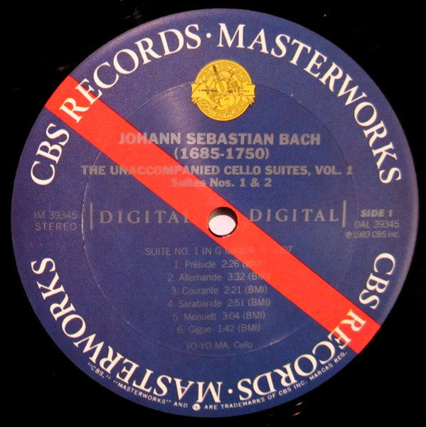 Vol. 1 Suites no. 1 & 2