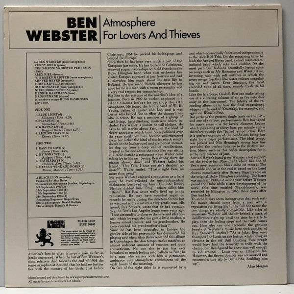 Atmosphere for Lovers and Thieves