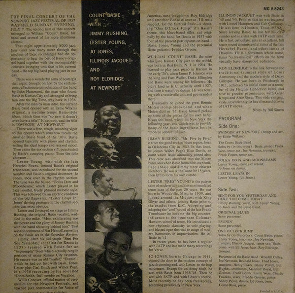 Count Basie At Newport