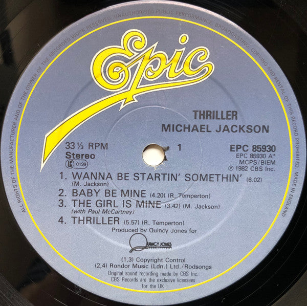 MICHAEL JACKSON / THRILLER