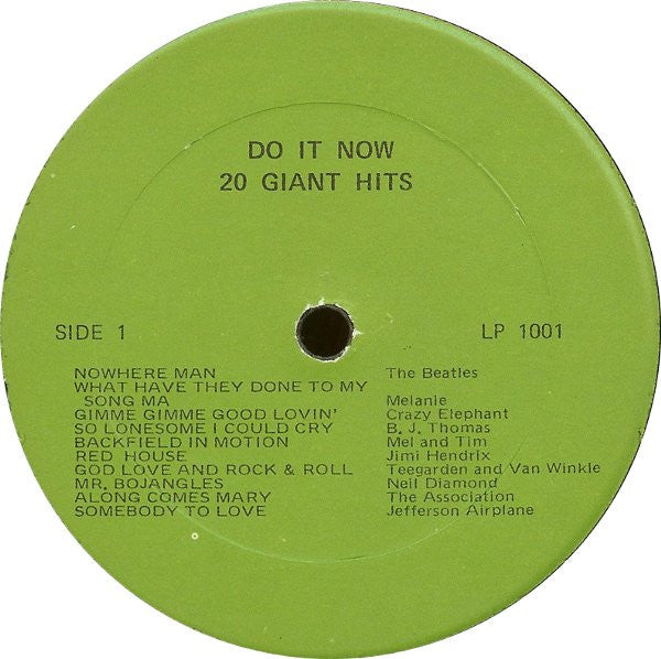 Do It Now 20 Giant Hits