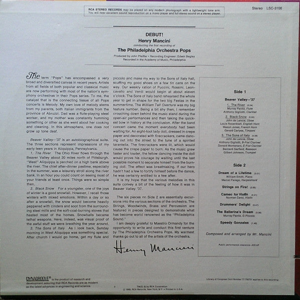 The first recording
