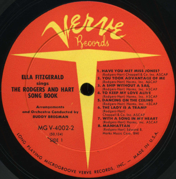 Sings The Rodgers and Hart Song Book