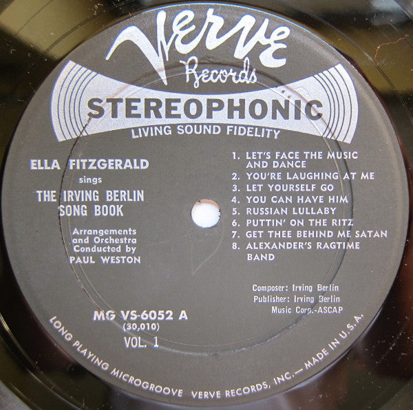 Sings The Irving Berlin Song Book