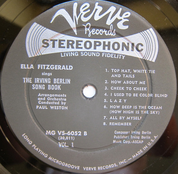 Sings The Irving Berlin Song Book