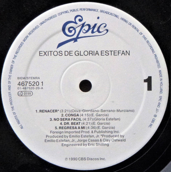 Exitos De Gloria Estefan