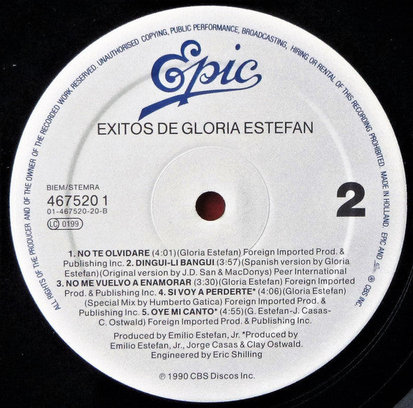 Exitos De Gloria Estefan