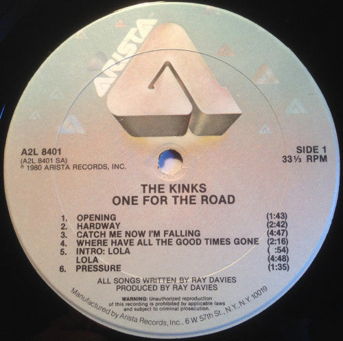One for the road one