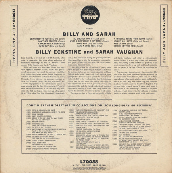 Billy & Sarah