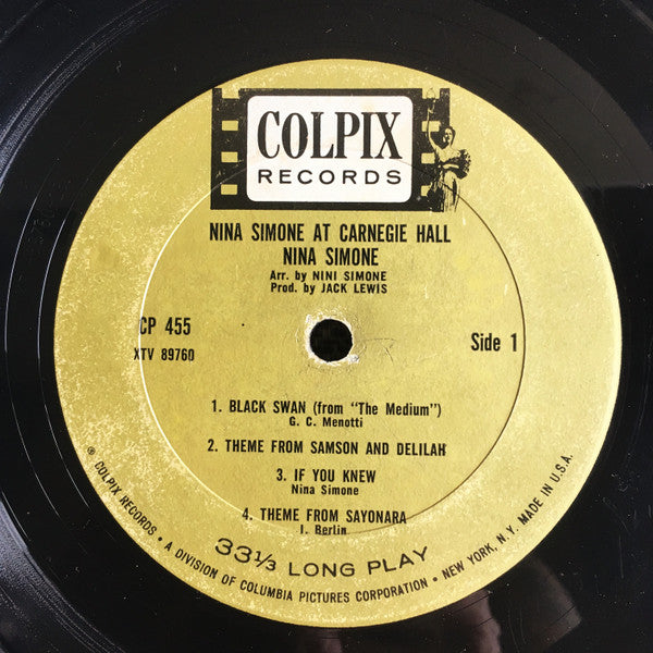 Nina Simone At Carnegie Hall